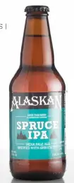  ??  ?? Alaskan Brewing Spruce IPA