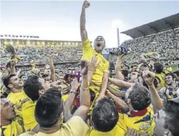  ??  ?? El equipo amarillo ascendió en junio del 2013.