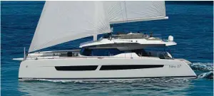  ??  ?? Lft. 20,46 m Larg. 9,84 m Disloc. 35 ton Sup. Vel. 133 mq
2×110 Motore cv Progetto Berret-Racoupeau Yacht Design