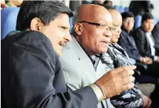  ?? PICTURE: GCIS ?? Jacob Zuma is close to the Gupta family.