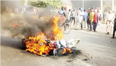  ?? Shehu Umar ?? Part of the protesters PHOTOS: