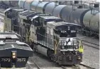  ?? GENE J. PUSKAR AP FILE ?? Norfolk Southern is the first major rail company to agree to using the hotline.