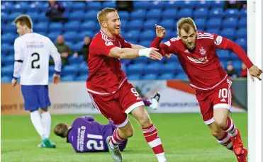  ??  ?? New Year resolution: Kilmarnock went down 4-0 against Aberdeen at Rugby Park earlier this season and assistant manager Lee McCulloch (below) wants home record to improve