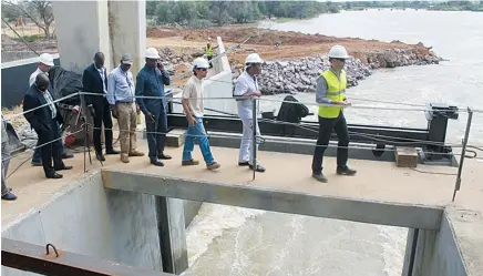  ?? ELAUTÉRIO SILIPULENI ?? A reabilitaç­ão da barragem hídrica de Calueque contempla a recuperaçã­o das estruturas físicas e colocação de novas comportas