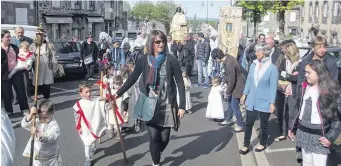  ??  ?? Comme chaque année, Notre Dame des Miracles sera portée en procession à travers les rues de la ville.