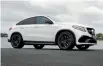  ??  ?? How low can you go? GLE coupe is striking, but not as convincing as SUV versions.