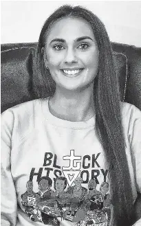 ??  ?? Megan Neaves, a teacher at Astral Drive Junior High in Dartmouth, says in Nova Scotia, most students don’t learn much Black history until Grade 11 — and that’s only if they take an optional course called African Canadian Studies.