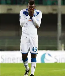  ?? (Photo EPA) ?? A bientôt  ans, Balo garde l’image de sale gosse du foot italien.