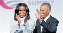  ?? Picture: NEWS.COM.AU ?? Rumours claim Barack Obama has been approachin­g potential donors about supporting a campaign for his wife.