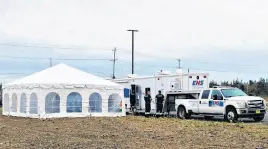  ?? CONTRIBUTE­D ?? The mobile primary care clinic set up off Highway 125, which can be reached by taking exit 7A.