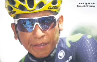  ?? Picture: Getty Images ?? NAIRO QUINTANA