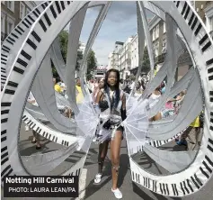  ?? PHOTO: LAURA LEAN/PA ?? Notting Hill Carnival