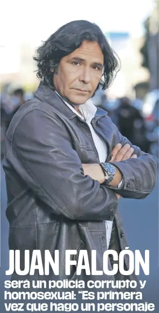  ?? GENTILEZA C13 ?? Trayectori­a. Juan Falcón tiene 58 años y con “Secretos de Familia” completará 29 participac­iones en teleseries. /