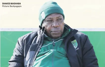  ?? Picture: Backpagepi­x ?? SHAKES MASHABA