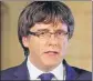  ?? REUTERS ?? Carles Puigdemont