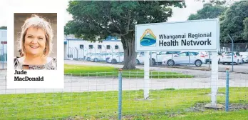  ?? Photo / NZME ?? Jude MacDonald
Whanganui Regional Health Network chief executive Jude MacDonald said it’s still possible the government revises its pay parity deal to include GPs.