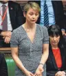  ?? FOTO: JESSICA TAYLOR/UK PARLIAMENT/AP/DPA ?? Kann sie Parteichef Jeremy Corbyn gefährlich werden? Labour-Abgeordnet­e Yvette Cooper.