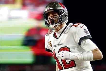  ?? GETTY IMAGES ?? Tom Brady, who announced his retirement yesterday, briefly retired after the 2021 season but he wound up coming back for three more years with the Tampa Bay Buccaneers.