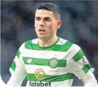  ??  ?? Celtic midfielder Tom Rogic