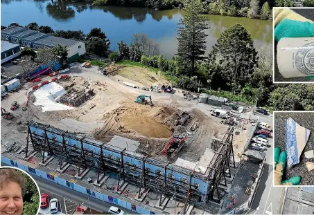  ?? FOSTERS CONSTRUCTI­ON ?? Groundwork for the Waikato Regional Theatre is now well advanced, with little sign of the old Hamilton Hotel – aside from the building’s facade, which is being retained.