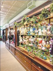  ?? Victoria Mazzarelli / Contribute­d photos ?? Above, dozens of nutcracker dolls fill the shelves of the Nutmeg Dance Shop, a popular item as Nutmeg Ballet’s annual production of “The Nutcracker” is weeks away.