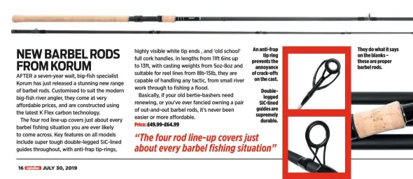 NEW BARBEL RODS FROM KORUM - PressReader