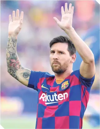  ??  ?? Los cambios siempre son buenos y en ocasiones hasta necesarios, más allá de que Messi merecía un final distinto con el Barcelona, del que nunca imaginó que tuviera que irse.