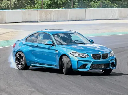  ??  ?? BMW M2 in full flight. You be surprised how easy it is to do this.