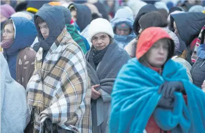  ?? Photo / AP ?? Eight million Ukrainians have left the country in the nine months since Russia’s invasion began.