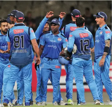  ??  ?? CENTRE OF ATTENTION: The Titans have been under scrutiny this week after they fielded an understren­gth team against the Dolphins in the T20 Challenge on Sunday.