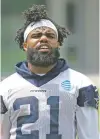  ?? ASSOCIATED PRESS ?? Cowboys running back Ezekiel Elliott led the NFL in rushing yards in 2016 with 1,631. Last season, he was suspended for six games.