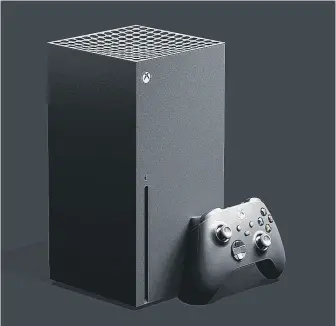  ??  ?? AT YOUR LEISURE: Microsoft will take on Sony’s PlayStatio­n with the new Xbox Series X.