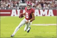  ?? Vasha Hunt / Associated Press ?? Alabama quarterbac­k Bryce Young is The Associated Press college football player of the year, giving the Crimson Tide its second consecutiv­e winner.