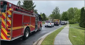  ?? SUBMITTED PHOTOS — CORY DERER ?? A procession of decorated trucks, cars and buses congratula­ted Daniel Boone’s Class of 2020 during a surprise parade on May 22.