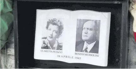  ??  ?? On this day in the year 1945 Italy’s dictator Benito Mussolini and his mistress, Clara Petacci, are executed by partisans in World War II.