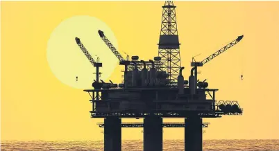  ??  ?? Improvemen­ts in the oil and gas sector may be partly responsibl­e for a fall in distress reports.