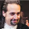  ??  ?? Lin-Manuel Miranda