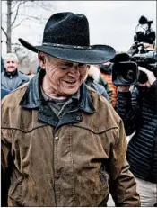  ?? WASHINGTON POST ?? Roy Moore arrives at his polling place Tuesday in Gallant, Ala. He is accused of sexual misconduct.