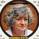  ??  ?? MARINDA STEYN