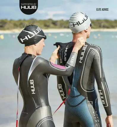  ??  ?? Onceyou’vegot thoseopen-water skillsnail­edin training,it’stime to thinkabout­your racedaytac­tics