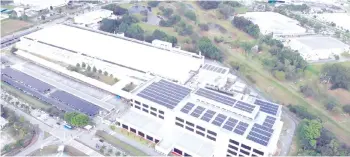  ??  ?? The completion of this project contribute­s about 15 per cent of Intel’s global, on-site solar PV electric power capacity. It will also reduce carbon dioxide emissions by about 3,800 tonnes.