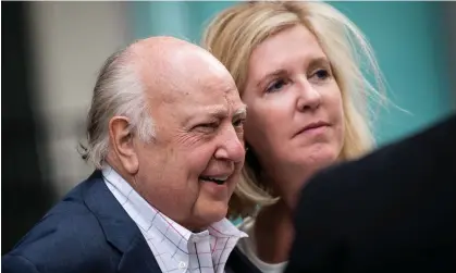  ?? ?? Roger Ailes and his wife, Elizabeth, in 2016. Photograph: Drew Angerer/Getty Images
