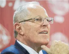  ??  ?? Pedro Pablo Kuczynski asume mañana la presidenci­a de Perú.