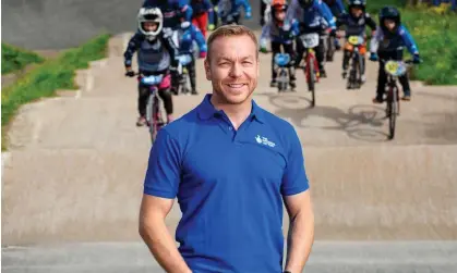  ?? ?? Chris Hoy attends an event in Cumbernaul­d, Scotland in August 2023. Photograph: Euan Cherry/Getty Images for The National Lottery