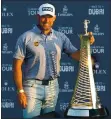  ?? ANDREW REDINGTON — GETTY IMAGES ?? Lee Westwood captured the Race to Dubai by finishing runner-up in the European Tour’s finale on Sunday. It’s his third European Tour championsh­ip.