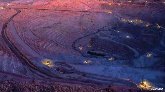  ?? Image: BHP. ?? Escondida copper mine, Chile.
