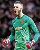  ??  ?? Hot property: United’s David de Gea