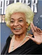  ?? ?? Nichelle Nichols in 2017