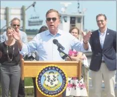  ?? Ned Gerard / Hearst Connecticu­t Media ?? Gov. Ned Lamont is shown Friday in Stratford. In a press release issued Monday, Lamont announced in partnershi­p with Yale University a STEM challenge competitio­n for students in grades 3 through 12 across the state.