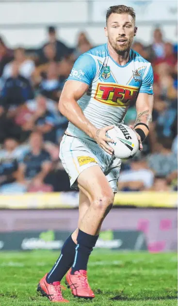  ?? Picture: AAP ?? KEY PLAYER: Titans player Bryce Cartwright will line up for the Tweed Heads Seagulls against a Northern Pride outfit desperate to host a home final.